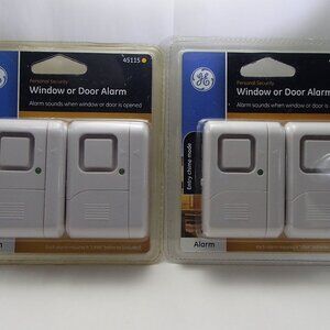 GE Personal Security Window and Door Alarm, 2 Pack, DIY Protection